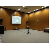 equipamento audiovisual para feira Vila Romana